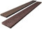 hanit® Terrassendielen aus dem Recycling-Kunststoff; verrottungsfester, witterungsbeständiger Bodenbelag für Terrasse und Balkon, 200 x 19,5 x 2,8 cm, braun (10)