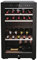 Haier HWS42GDAU1 Freestanding Wine Cooler, 1 door, 42 Bottles, 82cm Tall, Black [Energy Class G]