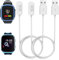 2-Stück Magnetisches Ladekabel Kompatibel mit Xplora X5 / X4, Tragbares USB-Kabel Ersatz Ladegerät Charging Cable für X5 Play /4,Weiß & Weiß