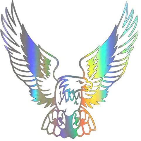 Autocollant Voiture,iSpchen Autocollant Aigle Voiture Autocollants De Voiture Aigle 3d Autocollant De Capot De Voiture AdhéSif Stickers Autocollants DéCoration Ordinateur,Bagage,Murale 30 * 30cm