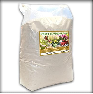 Kieskönig 5 kg Pflanzsand 0,1-0,9 mm, Quarzsand, Keimfrei, Nährstofffrei, Kalkfrei, Orchideensand, Kakteensand, Zuschlagstoff für Anzuchterde, Kakteenerde, Orchideenerde