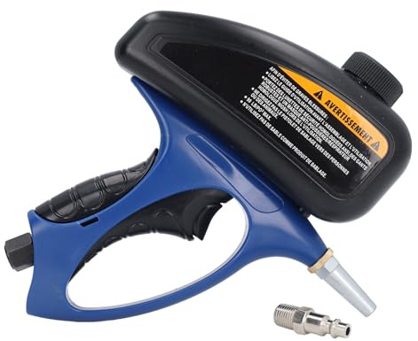 Pistolet de Sablage, Machine à Soda avec capacité de 510 Ml et Pression de 90 Psi, Taille du Connecteur : Américain ZG1/4, Dissolvant de Crasse pour Métal, Bois, Verre,