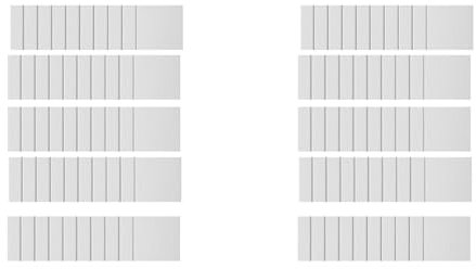 ISKDJBJG 100 Paneles de Lona de Pintura MagnéTica de 3X3 Pulgadas, Tableros de Lona MagnéTicos, Lienzos MagnéTicos para Pintar Arte de Azulejos