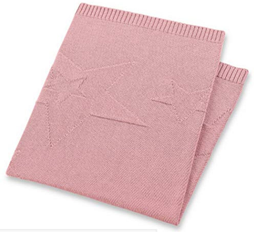 Sterntaler Strick-Schmusedecke Baylee, Alter: Für Babys ab der Geburt, 75 x 90 cm, Rosa, 9271870
