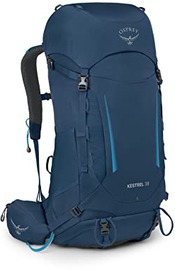 Osprey Kestrel Men's Backpack, 38L, Atlas Blue, L/XL