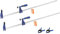 VEVOR Serre-Joints Verrouillable 2PCs Ouverture de la Mâchoire 91,4 cm, Pince Écarteur en F Capacité Max. 272 kg, Profondeur 6,35 cm, en Fonte et Acier au Carbone, Facile à Utiliser, pour Menuisier