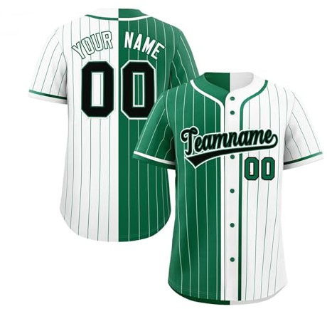 Personalised Button Down Baseball Jersey for Men, Women, Boys, Girls - Custom Baseball Shirts - Sports Uniform