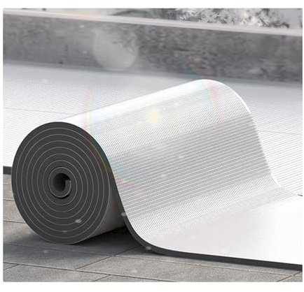 Isolamento acustico in cotone facile da installare,Tappetino fonoassorbente termico,tagliato su misura for auto, pareti, tubi, tubi esterni, schiuma multiuso(1*10m/3.2*33ft,30MM(THK))