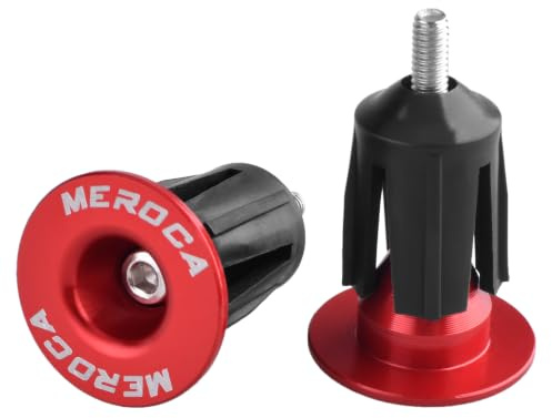TRIWONDER Mountainbike styre plugg cykelstyre ändkåpa handtag för mountainbike (röd – 26 mm)