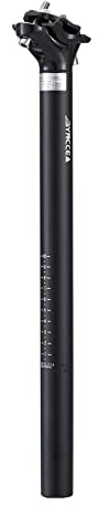 Bynccea Bike Seat Post 27.2mm 30.9mm 31.6mm Bicycle SeatPost 400mm for Mountain Bike Road Bikes MTB BMX