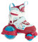 HUDORA My First Quad LED Girl/Boy in versch. Größen - hochwertige Rollschuhe mit LED - Bequeme Rollschuhe über 4 Größen verstellbar - stilvolle Kinderrollschuhe für Jungen & Mädchen bis 20kg