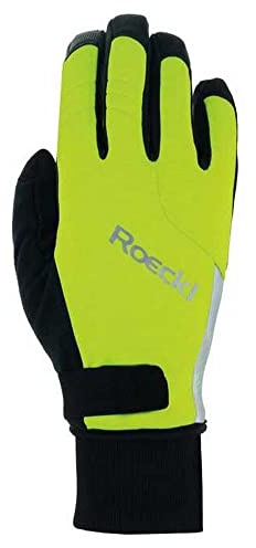 Roeckl Villach 2 Winter Fahrrad Handschuhe lang Fluo gelb 2023: Größe: 9