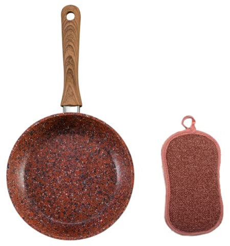 Poêle granit Kitchenpro - VENTEO - Revêtement en granit antiadhésif - Légère/maniable