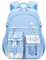 HANXIUCAO Schulrucksack Mädchen Grosse Kapazität Schulrucksack Mädchen Teenager Wasserabweisend mit Laptopfach Rucksack Mädchen für Primary Junior High University (hellblau)