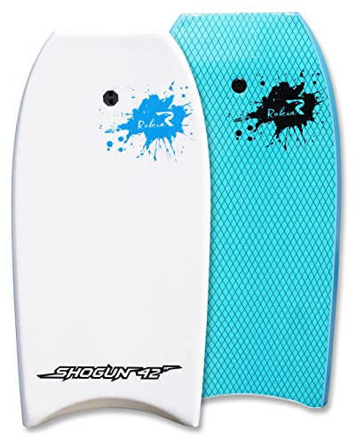Rokia R Bodyboard for Beach Include Leash 42 Inch Body Board with Durable EPO Core Reticular Structure Board Great Surfing for Teens and Adult