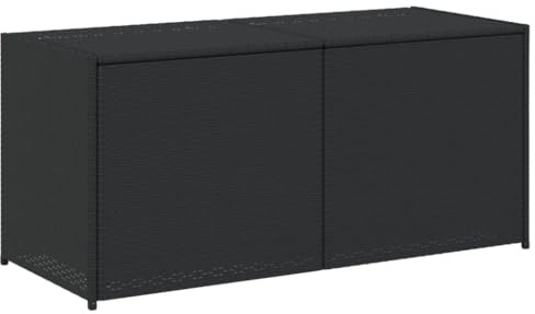 vidaXL Dynbox svart 283L konstrotting