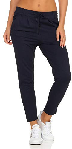 ONLY Damen Onlpoptrash Easy Colour Pant PNT Noos Hose 15115847,Night Sky,XXL / 34L