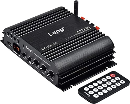 Fasizi LP-168 Plus Bluetooth 2.1 Channel IR 2x 45W 1x 68W Hi-Fi Digital Stereo Bas Audio USB MP3 MP4 DVD Bilförstärkare med strömförsörjning