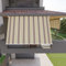 Tenda da Sole per Balcone con Bracci, Impermeabile 250cm Beige Marrone Golisa