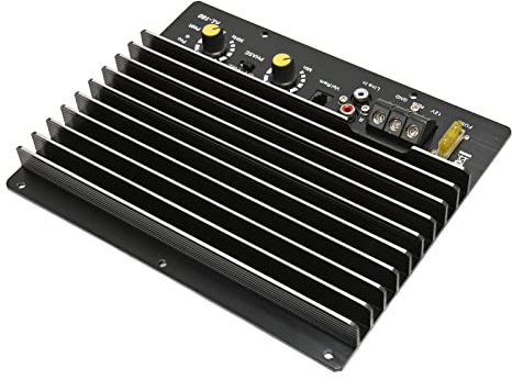 Scheda Amplificatore per Auto, Scheda Amplificatore Ad Alta Potenza da 1000 W, Scheda Subwoofer Basso in Lega di Alluminio per Altoparlante per Auto 12V Sicuro e Affidabile