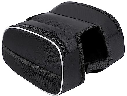 rockible Borse Laterali per Bici Borsa per Telaio Anteriore per Bicicletta Borsa per Bici da Tubo Superiore di Grande capacità Supporto per Custodia per