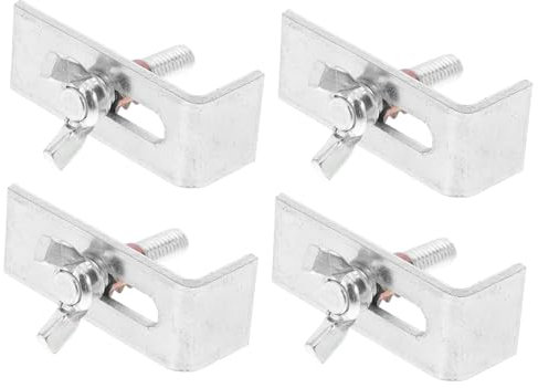 Alipis 4pièces Quincaillerie Pour Évier Support Évier Plan Clips Kit Installation Clips De Support Pour Cuisine