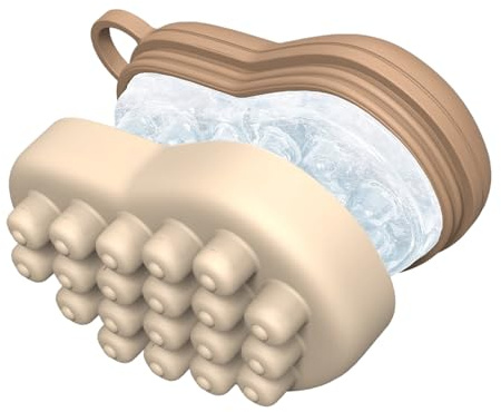 Facial Ice Roller, Beauty Tool, Cooling Relief Morning Routine Skin Soothing Easy Lightweight Beauty Massage Refreshing Sensation, Reusable Tool for Scalp, Morning, Routine, Home, Bath, Travel