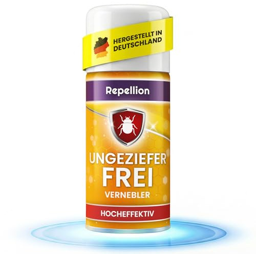 Repellion ® Anti Ungeziefer Fogger für Wohnräume – Ungeziefer Vernebler & Insekten Fogger – Ungeziefer Bombe zur Raumbehandlung gegen Ungeziefer
