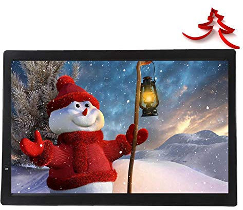 ASHATA Téléviseur Numérique pour Voiture LCD 14 Pouces,Mini-téléviseur Numérique HD 1080P avec 2 Haut-parleurs Stéréo,Téléviseur Portable avec Tuner Haute Sensibilité/Plusieurs Sources Externes