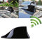 Heart Horse Antenna per auto a forma di pinna di squalo AM/FM Segnale di design Antenna da tetto con base adesiva per auto SUV Camion Van (nero)