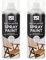 PNJB Clear Lacquer Multipurpose Spray Paint, Quick Drying, Ideal for Metal Wood Plastic, Aerosol Spray, Perfect for Interior & Exterior,400ml, (2PCS)