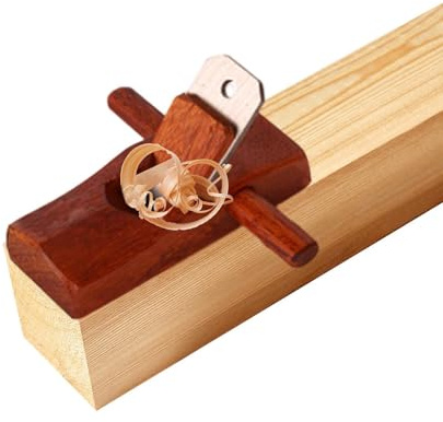 Pialla a Mano in Legno - pialla a Mano precisa in Mogano, Materiale per falegnameria | Pialla Manuale Multifunzionale Comoda Fai da Te ergonomici Pialla in Legno per levigare superfici