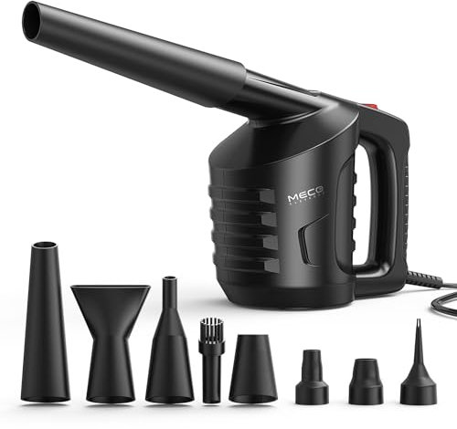 MECO ELEVERDE Druckluftspray, Elektrisches Staubgebläse und Tastaturspray, Plug-and-Play Druckluftreiniger für PC, Laptop, Sofa und mehr - Inklusive Druckluftreinigung-Set Luftreiniger Spray-Sprühluft
