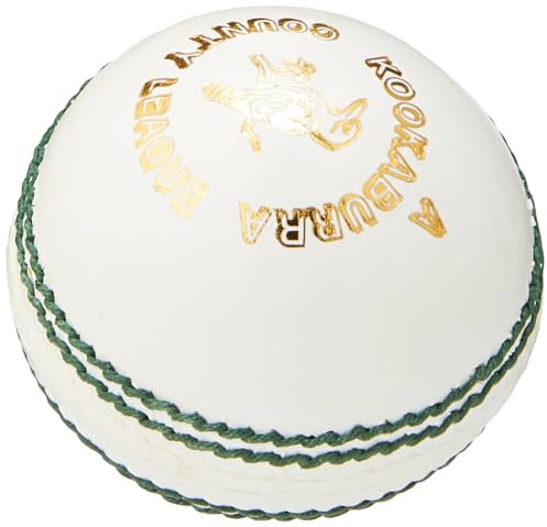 Kookaburra County League Cricketball, Herren, 156 g, Weiß