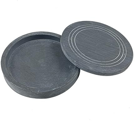 STOBOK 4 Piedra De Tinta Caligrafía China Tinta Suzuri Caligrafía Natural Molienda De Tinta Para Piedra De Moler Tinta Tradicional Piedra Natural Con Cubierta Porcelana