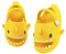 LAKIGE Kids Shark Slides Boys Girls Summer Clogs Non-Slip Beach Pool Slides Sandals Yellow