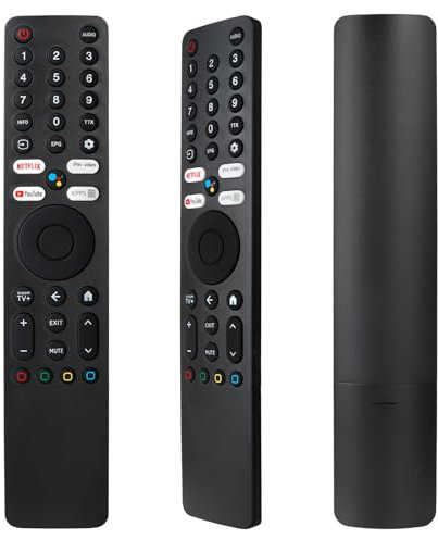 Neue Sprachfernbedienung XMRM-ML Für Xiaomi Ultra 4K QLED Voice Android TV Fernbedienung L55M7-Q2ME Q2 2022 L50M7-Q2ME L55M7-Q2ME L65M7-Q2ME, kompatibel mit Xiaomi MI Smart TV Q2 50/55/65 Zoll