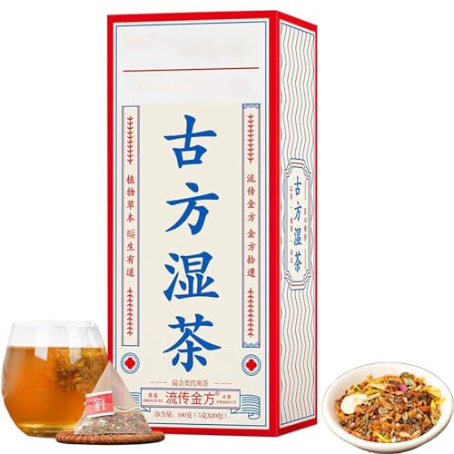 Generic 29 gusti di tè di formula antica, tè per la cura del fegato, bevande antiche, tè cinese a base di erbe, tè per la cura del fegato salute umidità (1box)