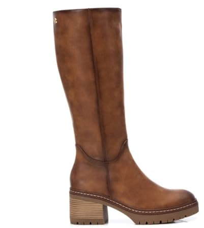 XTI - Bota Mujer Camel - Calzado Cómodo y Versátil - Moda casual - Modelo 14336703 (Talla 37)