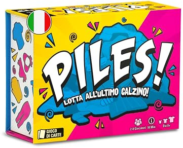 Asmodee PILES - Gioco da Tavolo per Famiglia ed Amici - Party Game Intuitivo e Super Divertente - Gioco di Carte- Da 2 a 8 Giocatori - 8+ Anni - Italiano