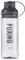 Vllcsla Bouteille d’eau 1 L avec Poignée, 1000ml, 32oz, Non Toxique, sans BPA, Gourde de Sport en Plastique, Bouteille d’eau de Sport étanche, Transparente, Couvercle à Vis, φ 8cm, Gris