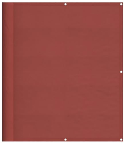 vidaXL Balkon-Sichtschutz Terrakotta 120x700 cm 100% Polyester-Oxford, Balkonsichtschutz, Balkonbespannung, Balkon Windschutz, Sichtschutz