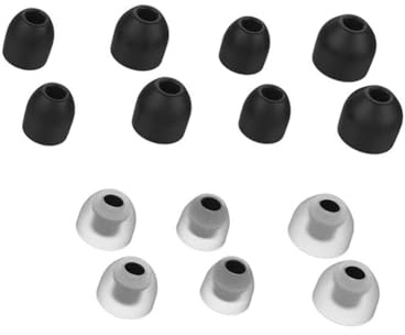 tecinity 7 Paires Embouts pour Sony WF-1000XM3 / WF-1000XM4,Silicone(Noir) | 4 Tailles Remplacement Écouteurs Embouts Intra-auriculaires