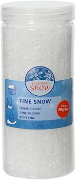 Schnee fein Kunstschnee Pulverschnee Dekoschnee Basteln Weihnachten 50 g