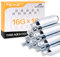Peaken CO2 Cartridge Threaded, CO2 Canisters for Tyre Inflator Threaded, Quick Air Refill for CO2 Bike Pump(16g x 20pcs)