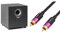 ELAC Debut Subwoofer S10.2, aktiver Lautsprecher für die Musikwiedergabe über Stereo-Anlage, 200 W & Amazon Basics PBH-19088 Subwoofer-Kabel, 2,4 m