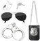 Uirheurd Polizei Accessoires - Kinder Kostüm Zubehör mit Handschellen, Brille, Abzeichen und Headset für Kinderkarneval oder FBI Rollenspiel