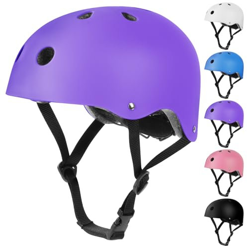 Flintronic Kinder Fahrradhelm, Kinderhelm Fahrradhelm für Kinder, Verstellbarer Skateboardhelm für Fahrrad Skateboard Roller Skating Scooter BMX für 2-13 Jahre