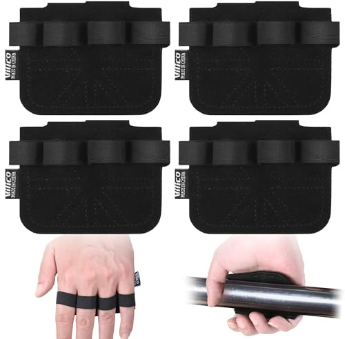 Zourglow 2 Paire Fitness Grip Pads, Coussinets de Préhension Antidérapants, Gants d'Entraînement pour Haltérophilie, Musculation, Tractions, Gym