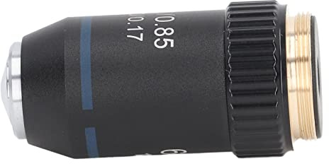 Brrnoo Achromatic Objective, Microscope Objective Lens Power Lens, 60X Achromatic Microscope, for Biological